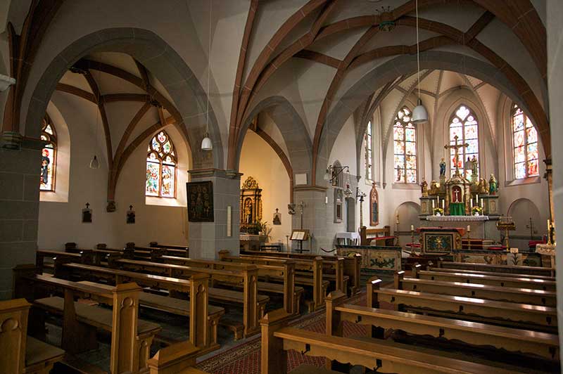 Innenansicht St. Johannes Baptist in Bruchhausen